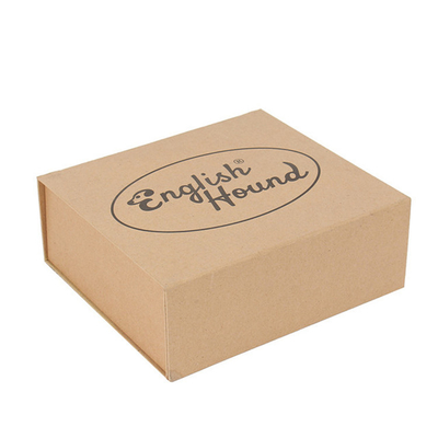 Buy Kraft Paper Apparel Packaging Box Eco Friendly Collapsible Magnetic Gift Boxes online manufacture