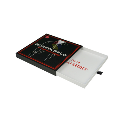comprare Logo personalizzato Scarico Chiusura a diapositiva Sciarpa regalo nero Scatola di imballaggio Carta Cartone rigido online manufacture
