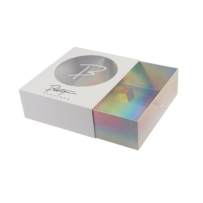 comprar Encomenda personalizada Caixa de presente de papel holográfico de luxo para cosméticos online manufacture