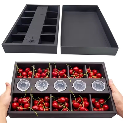 comprare Scatole di carta kraft marrone con divisori e salsa online manufacture