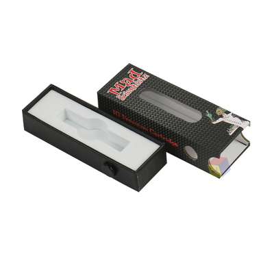 Buy Customized Cbd Oil Cigarette Packaging Box Glass Vape Cardboard Cigarette Box With Insert online manufacture