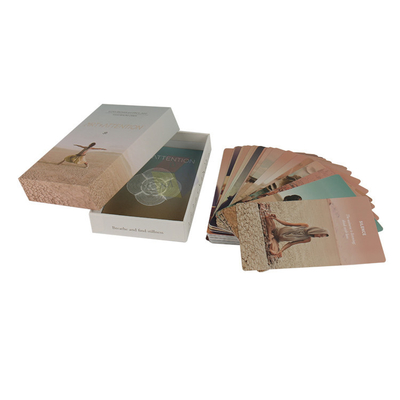 Купить Custom Logo Print 2 Piece Lid And Base Paper Cardboard Playing Card Box Подарочная упаковка online manufacture