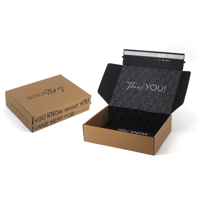 comprare Scatole postali personalizzate in cartone ondulato Kraft ecologiche con strappo facile, chiusura a zip, per spedizioni, imballaggio in carta online manufacture