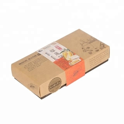 Matt Lamination Eco-Friendly Paper Meat Pie Packaging Box for Sustainable Packaging