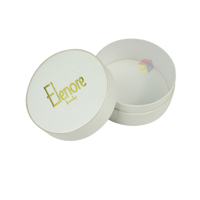 Hot Stamping Compact Recycled Cardboard Jewelry Boxes With Foam Tray