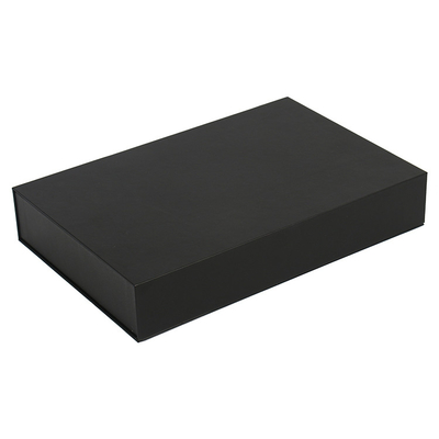 Customized Magnetic Paper Box Shape Rigid Boxes with Black Gift Boxes and Foam Insert