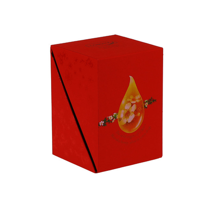 Exquisite Handmade Luxury Cardboard Honey Jar Packaging Box with Free Design PDF File
