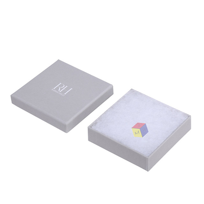 Eco Friendly Custom Logo Cheap 2 Piece Lid And Base Paper Jewelry Boxes Packaging With Sponge