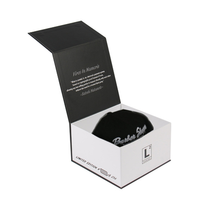 Magnetic Folding Hat Box Square Display Custom Hard Cardboard Uv Resistant
