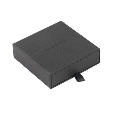 Handmade Jewelry Packaging Box Recyclable Cardboard Ring Box Hot Stamp