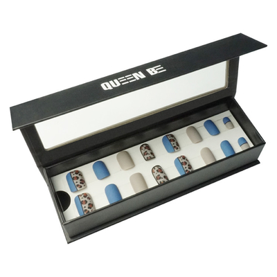 157gsm Coated Paper 1200gsm Cardboard False Nails Packaging Box Custom Order Accepted