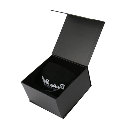 Luxury Custom Magnetic Folding Gift Box Fedora Cowboy Hat With Logo Stamping
