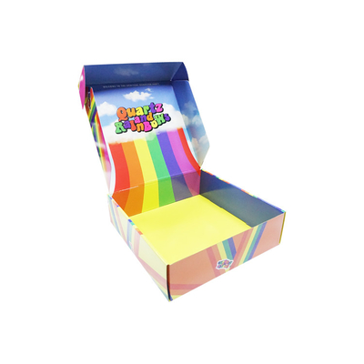 Corrugated Cardboard Custom Garment Boxes Foldable Matte Lamination Customized