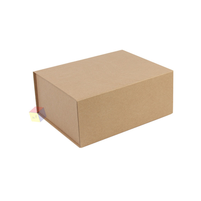 Collapsible Folding Rigid Cardboard Clothing Kraft Apparel Boxes Packaging With Magnetic Closure