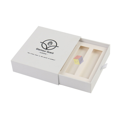 10ml Bottle Essential Oil Gift Set Box with Recycled Custom White Sliding Drawer Design