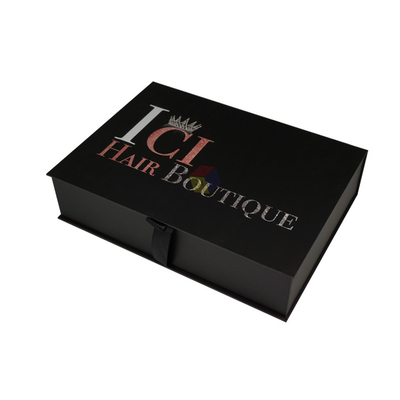 Luxury Hair Extension Packaging Box Soft Touch Wig Subscription Box High End