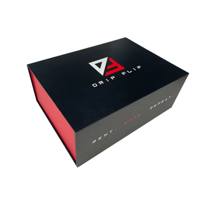 Flat Folding Apparel Packaging Box Magnetic Cardboard Gift Boxes Customize For Clothing