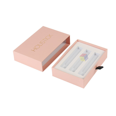 Recyclable Cardboard Cosmetics Gift Box Glossy Lamination For Empty Perfume Bottles
