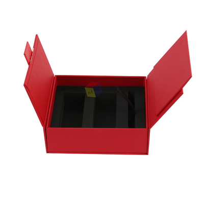 Luxury Empty Bottle Packaging Rigid Cardboard Cosmetic Perfume Gift Box Magnetic Closure With Foam Insert