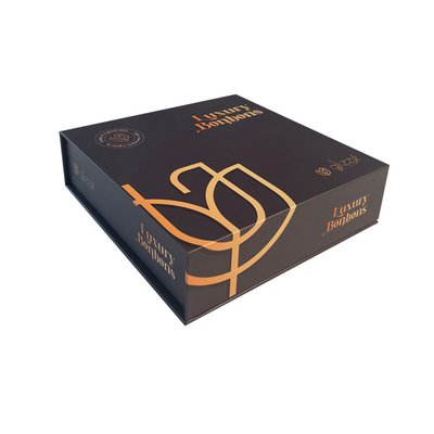 Custom Order Luxury Handmade Rigid Cardboard Chocolate Gift Boxes with Matt Lamination