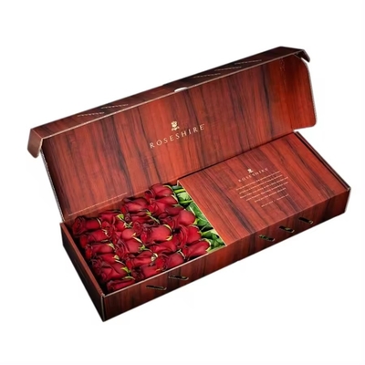 Corrugated Forever Rose Gift Box Paper Fashionable Customize For Ladies