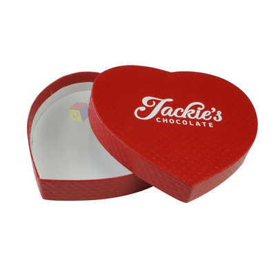 Valentine Heart Shape Chocolate Box Fashionable Design Matte Coating