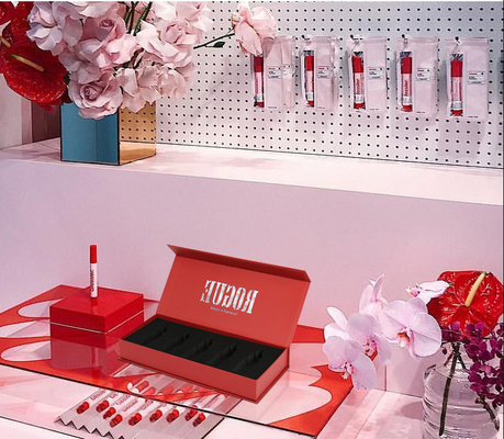 100ml Book Shape Cosmetic Paper Box Luxury Magnetic Cosmetic Gift Box Packaging