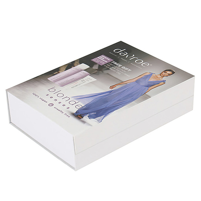 Lightweight Magnetic Folding Gift Box Hard Cardboard Custom Skin Care Boxes