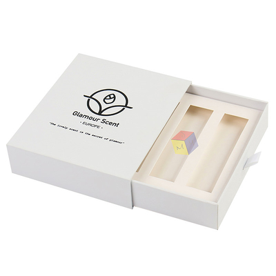 Compact Cosmetic Lip Gloss Packaging Versatile Pull Out Drawer Rigid Cardboard Box