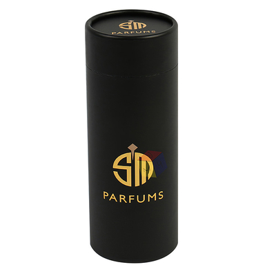 Black Private Label Cosmetic Packaging Box Lightweight Essential Oil Tube Packaging
