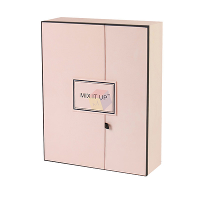 Luxury Rigid Cardboard Perfume Bottle Packaging Box Double Door Magnetic