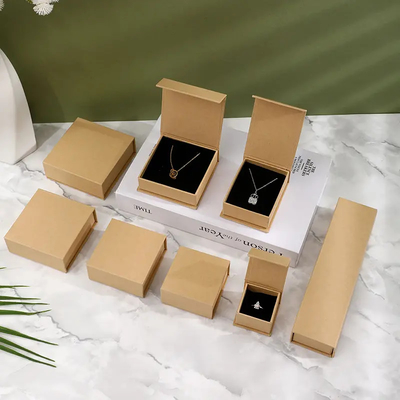 Rigid Jewelry Packaging Box Stylish Magnetic Closure Jewelry Box Multipurpose