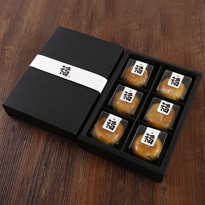 Personalized Custom Logo Recycled Paper Food Pastry Cookies Box Gift Packaging With Dividers