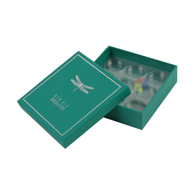 Small Square Custom Logo Luxury Paper Cardboard Chocolate Gift Box Packaging With Plastic Tray