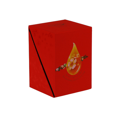 Premium Design Hard Cardboard Paper Gift Jar Bottle Honey Box Packaging Custom Logo Print
