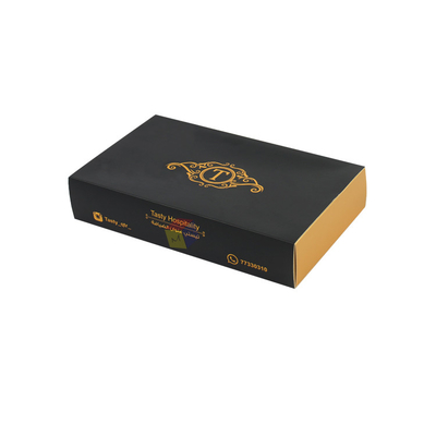 Wholesale Custom Folding Sliding Drawer Paper Dessert Packaging Box For Food And Pastries