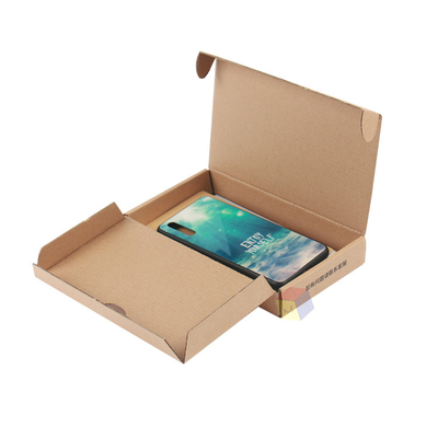 Cheap Brown Kraft Paper Folding Phone Case Packaging Box Custom Print