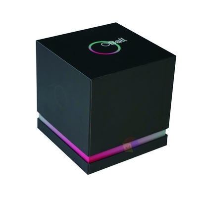 Handmade Custom Logo Rigid Paper Cardboard Packaging Lid And Base Gift Box With Eva Foam Insert
