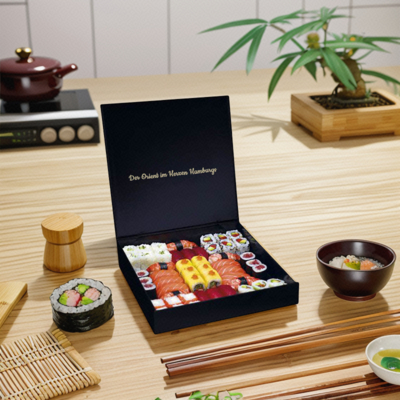 卸売 持ち帰り 贅沢 カスタム 磁気 折りたたみ 寿司 梱包 箱 食品 紙